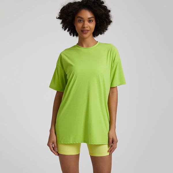 Women Loose Soft Breathable Comfortable Sports Yoga Gym T-shirts - Image 9