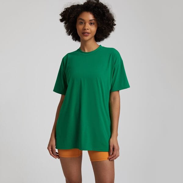 Women Loose Soft Breathable Comfortable Sports Yoga Gym T-shirts - Image 3