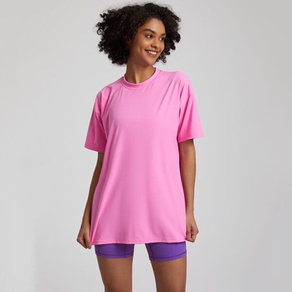 Women Loose Soft Breathable Comfortable Sports Yoga Gym T-shirts - Image 5