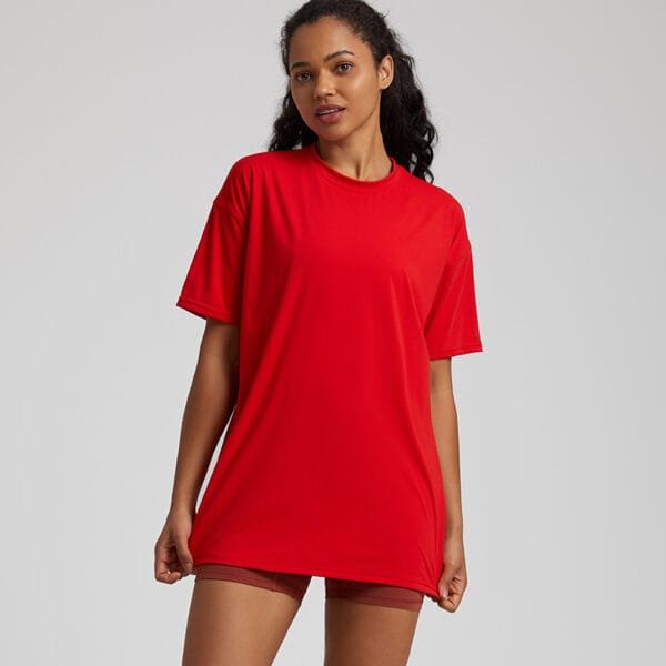 Women Loose Soft Breathable Comfortable Sports Yoga Gym T-shirts - Image 8