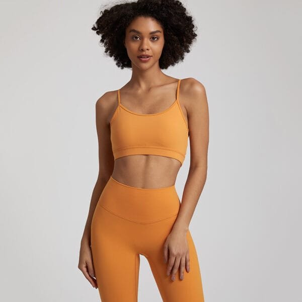 Guangzhou Manufacturing Customized Beautiful Butterfly Back Sexy Yoga Gym Fitness Sports Bra - Image 11
