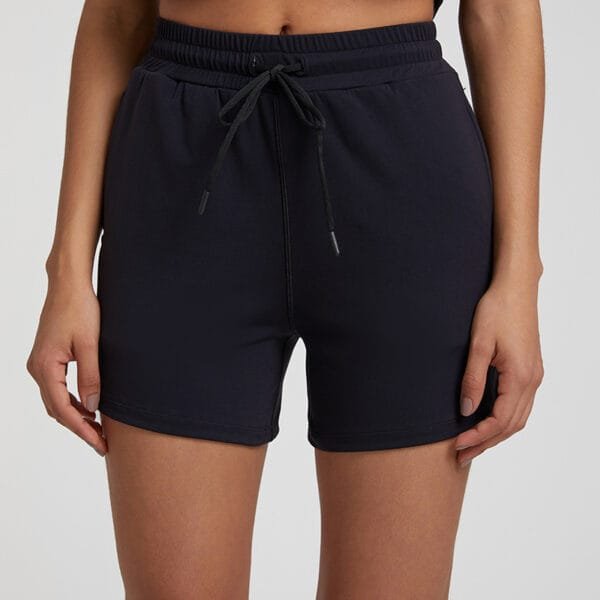 Casual Women Sports Gym Fitness Shorts Hot Pants With Drawstring And Side Pockets - Image 10