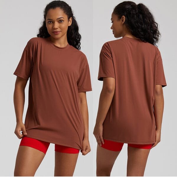 Women Loose Soft Breathable Comfortable Sports Yoga Gym T-shirts